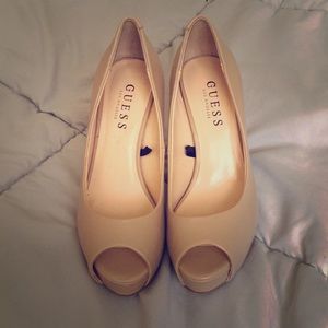 Nude Guess Heels!